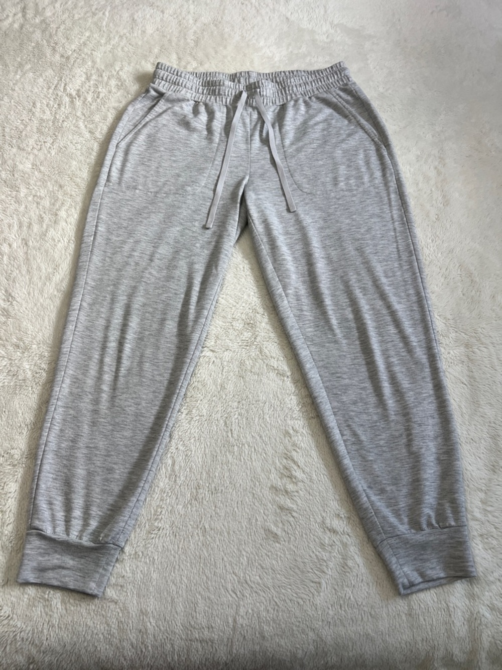 Banana Republic Light Gray Knit Jogger Sweatpants - Women’s Petite Medium